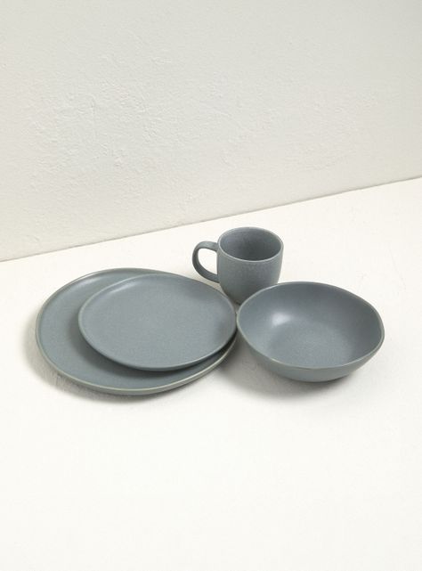 Set Vajilla 24 Piezas Piedra Cerámica-1