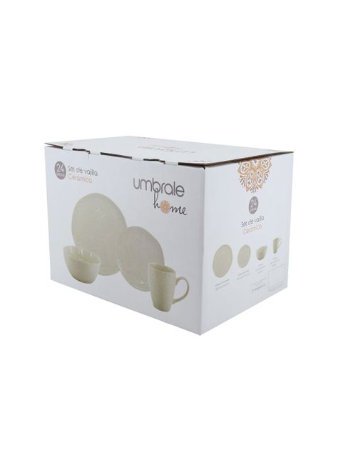 Set Vajilla 24 Piezas Sofía Cerámica-6