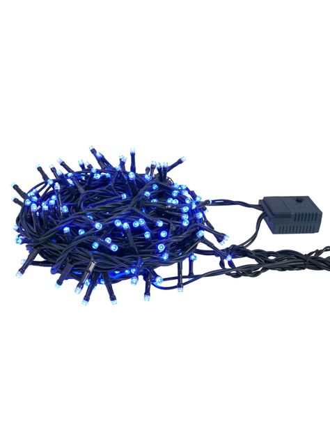 200 Luces Led Funciones Azul-0