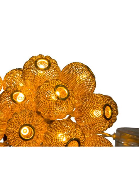 Set 20 Luces 1 Led Oro-2