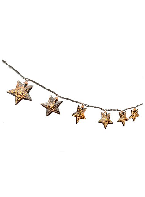 Set 20 Estrellas Led Plata-1