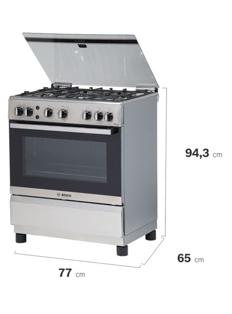 Cocina a Gas 5 Quemadores Pro 547 HSK44I26SE-1