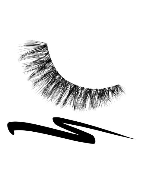 Kit Pestañas Postizas + Delineador Jumbo Lash Nyx Professional Makeup Lash N Liner Kit-2