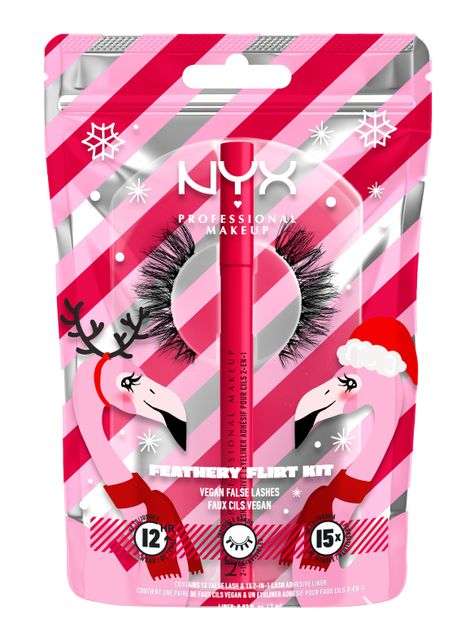 Kit Pestañas Postizas + Delineador Jumbo Lash Nyx Professional Makeup Lash N Liner Kit-3