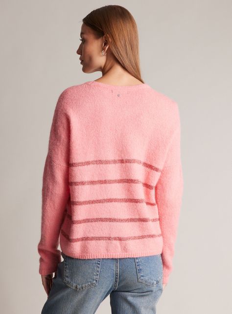 Sweater Rayas con Lurex-1