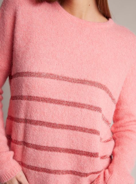 Sweater Rayas con Lurex-3