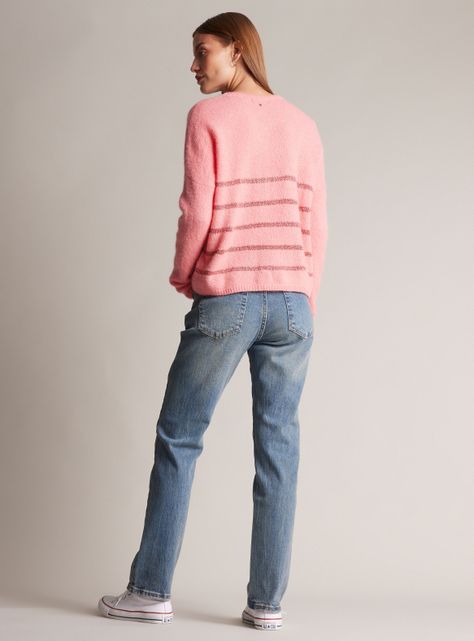 Sweater Rayas con Lurex-5
