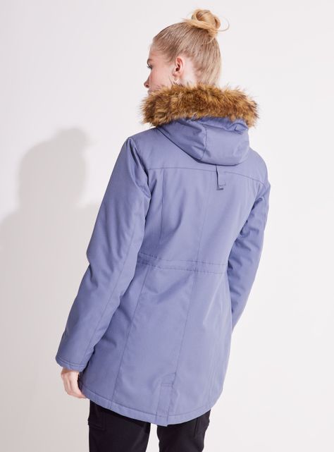 Parka Piel Demonstable Larga con Gorro-1
