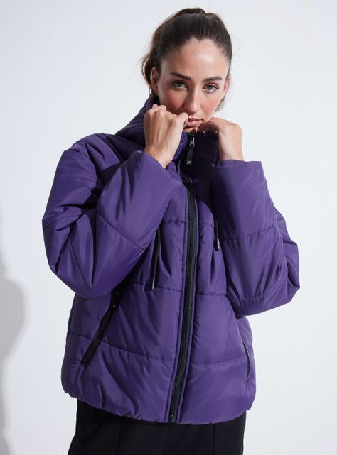 Parka Puffa Urban con Gorro-0