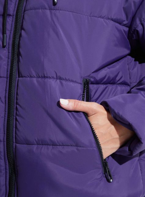 Parka Puffa Urban con Gorro-3