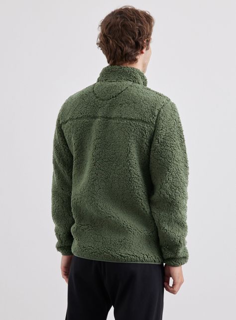 Polerón Sherpa Bolsillo De Tela-1