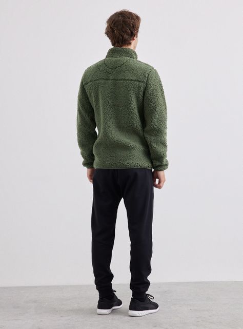 Polerón Sherpa Bolsillo De Tela-5