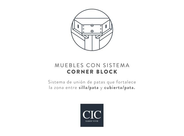 Juego de Comedor Boston + 8 Sillas Antique CIC-8