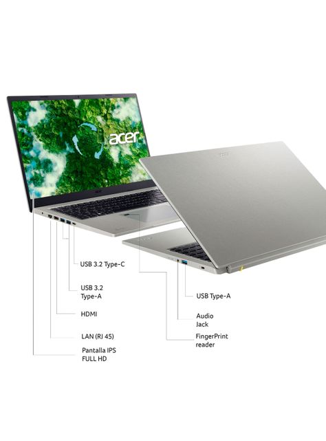 Notebook Aspire Vero AV15-52-58J2-1 Intel Core i5 10 Núcleos Iris Xe Graphics 12GB RAM 512GB SSD FHD 15.6"-5