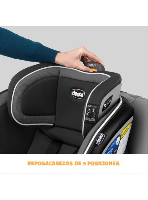Silla de Auto Convertible Nextfit Zip con Latch Carbon-1