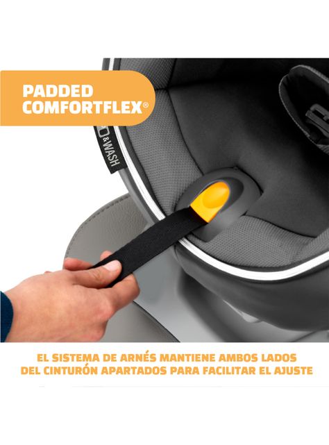 Silla de Auto Convertible Nextfit Zip con Latch Carbon-2