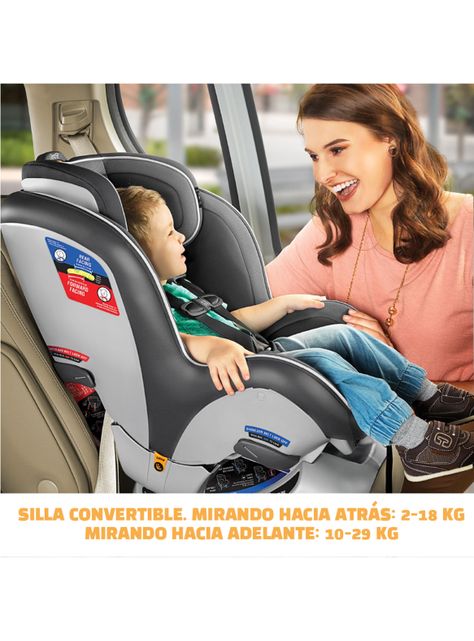 Silla de Auto Convertible Nextfit Zip con Latch Carbon-3