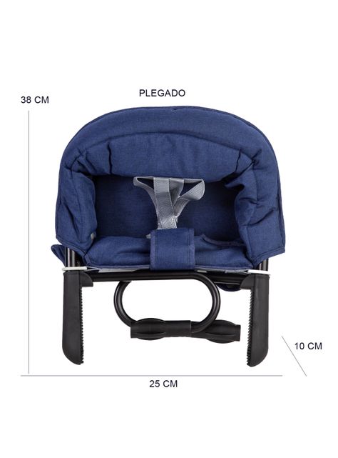 Silla de Comer Eat & Bear Sujeción de Mesa Portable Azul-1