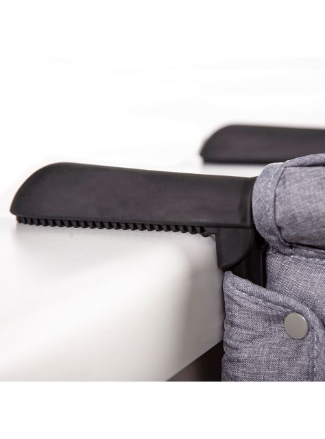 Silla de Comer Eat & Bear Sujeción de Mesa Portable Gris-4