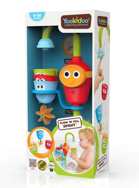 Juguete de Baño Bebe Tacitas Yookidoo-0