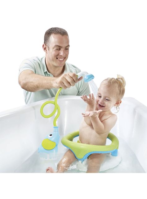 Juguete de Baño Bebe Elefante Azul Yookidoo-2