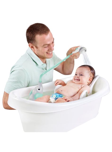 Juguete de Baño Bebe Elefante Turquesa Yookidoo-3