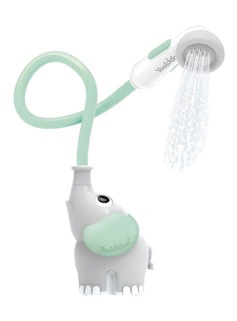 Juguete de Baño Bebe Elefante Turquesa Yookidoo-0
