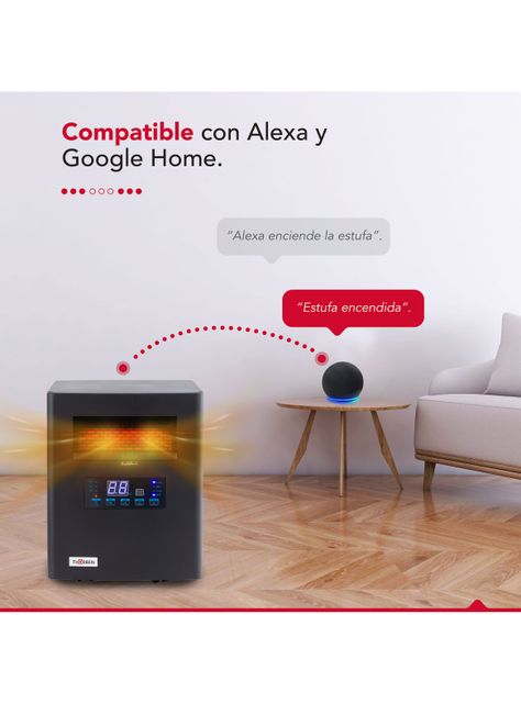 Estufa Infrarroja 2 en 1 Green 1500W Wifi-1