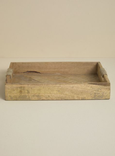 Bandeja Madera Yute 25x38 cm-1