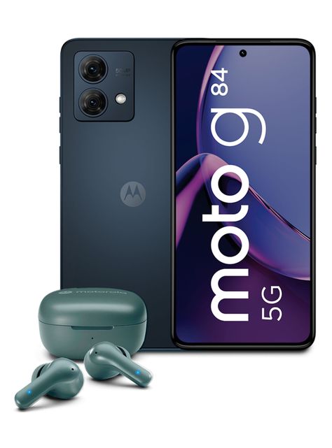 Smartphone Moto G84 5G 256GB 6.6" Negro Liberado + Audífonos Buds 135-0