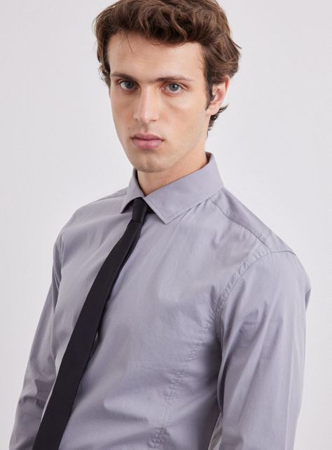 Camisa de Vestir Lisa-2