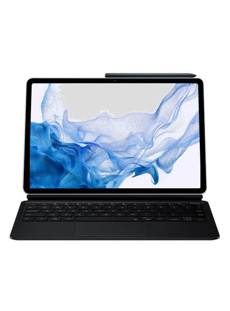 Tablet Galaxy Tab S8 Plus 128GB 12.4" WiFi Silver + Keyboard Cover-0