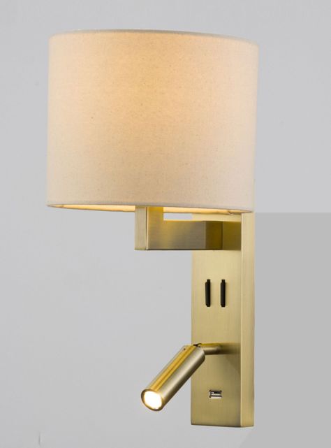 Apliqué Usb Led Bronce Pantalla Redonda-0