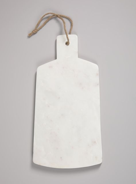 Tabla Mármol Rectangular Blanco 20x40 cm-1