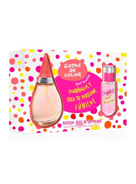 Set Perfume Gotas de Color EDT Mujer 50 ml + Booster 25 ml-1