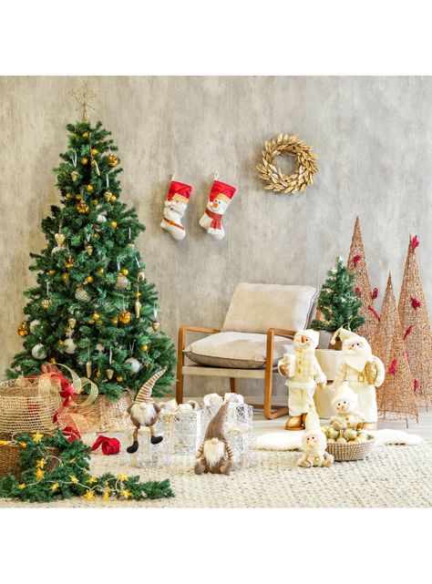 Pino de Navidad Mimbre 120 cm-8