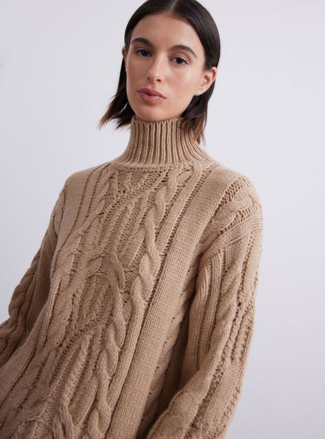 Sweater Cuello Alto Trenzado-2