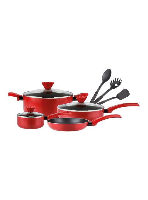 Batería de Cocina 10 Piezas Acero Inoxidable-0