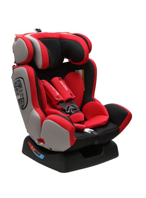 Silla Kidscool de Auto Mónaco Negro Rojo-0