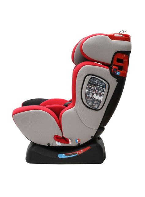 Silla Kidscool de Auto Mónaco Negro Rojo-2