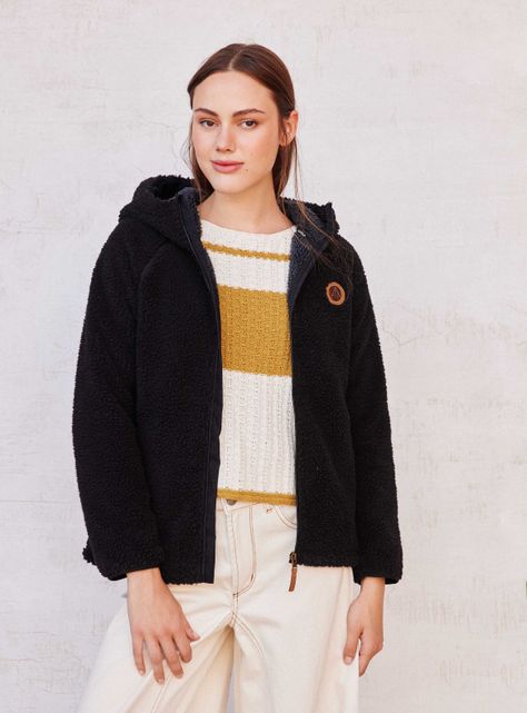 Polar Sherpa Con Interior Coral Fleece-0