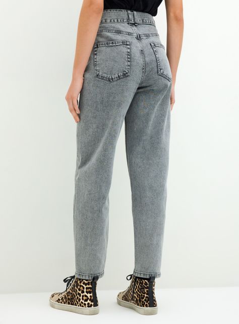 Jeans Recto Cinturón Lazo-1