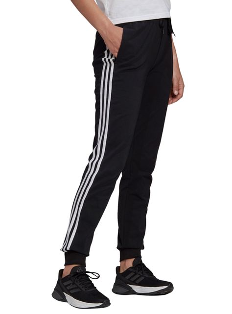 Pantalón Adidas Essentials 3 Tiras Tejido Jersey Mujer-2