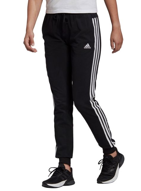 Pantalón Adidas Essentials 3 Tiras Tejido Jersey Mujer-0