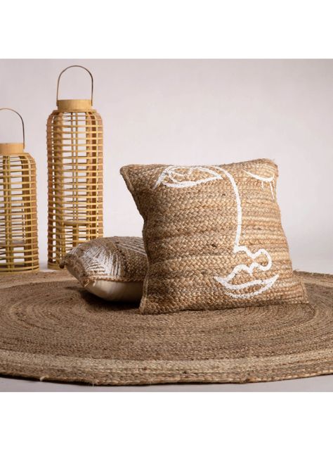 Cojín Jute Gold 45 x 45 cm 72-0