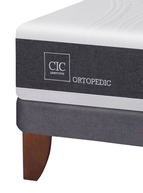 Cama Europea New Ortopedic 1.5 Plazas + Set Muebles Legno-3