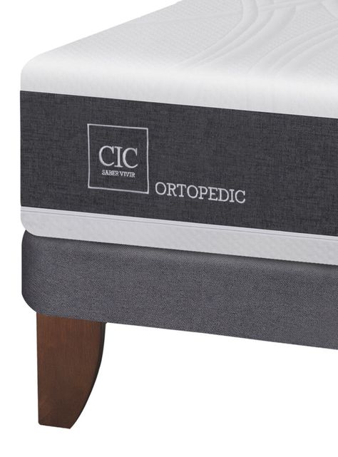 Cama Europea New Ortopedic 2 Plazas Base Dividida + Set Muebles Legno-4