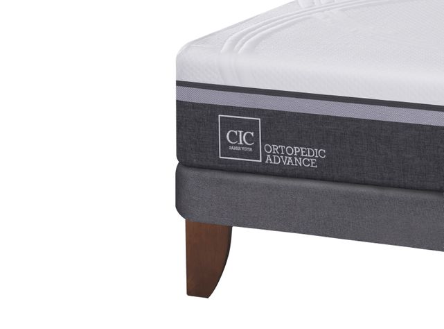 Cama Europea Ortopedic Advance 1.5 Plazas + Set Muebles Espresso-5