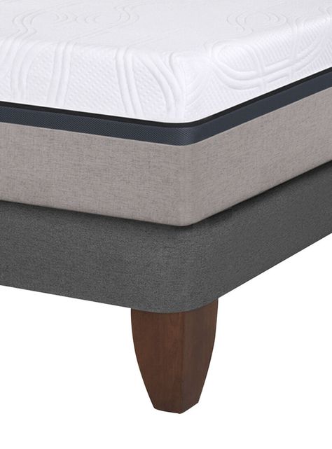 Cama Europea Balance 2 Plazas Base Dividida + Set Muebles Legno-4