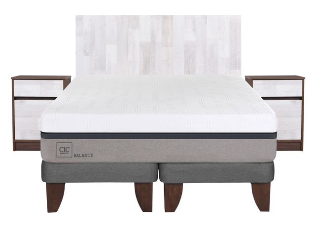 Cama Europea Balance King + Set Muebles Legno-1